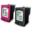 Cartuccia ink jet HP - Compatibile Rigenerato 303XL T6N03AE - 3 colori  (Ciano, Magenta, Giallo)