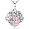 EUDORA Harmony Ball Collana Chiama Angeli Gravidanza Ciondolo Per Donne incinte, Collana Cuore Albero della vita ciondolo con musicale Sfera per Futura Madre Regalo Gioielleria