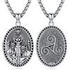 Eusense Collana della Dea Vichinga in Argento 925 Ciondolo Valchiria Nordica Freya Collana Mitologia Gioielli per Donne Regali