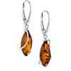 Copal Orecchini Di Ambra A Goccia In Argento Sterling Con Confezione Sostenibile