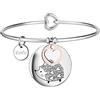 ZUKY Bracciale donna in acciaio con animaletti dolcissimi