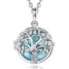 EUDORA Harmony Ball Collana Chiama Angeli Gravidanza Ciondolo Per Donne incinte, Collana Albero della vita ciondolo con musicale Sfera per Futura Madre Regalo Gioielleria