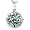 EUDORA Harmony Ball Chiama Angeli Gravidanza Collana con Albero della Vita Collana Pendente Forma di Carillon Musicale per Donna Madre Bambino Gioielli Regalo Originale, 76 cm e 114 cm