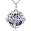 EUDORA Harmony Ball Collana Chiama Angeli Gravidanza Ciondolo Per Donne incinte, Collana Cuore Albero della vita ciondolo con musicale Sfera per Futura Madre Regalo Gioielleria