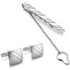 STERLL Esclusivi Gemelli E Fermacravatta Da Uomo In Argento Sterling 925