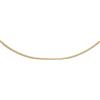CARISSIMA Collana da Donna in Oro Giallo 9 ct, Catena Groumette a Taglio Diamante da 0,6 mm, Lunghezza 41 cm