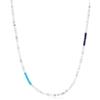 COAI Collana Unisex con Perline Heishi di Pietre Naturali Dure Semi-preziose