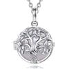 EUDORA Harmony Ball Collana Chiama Angeli Gravidanza Ciondolo Per Donne incinte, Collana Albero della vita ciondolo con musicale Sfera per Futura Madre Regalo Gioielleria