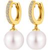 Miaofu Pearl Earrings Orecchini Perle Donna Orecchini Pendenti Perle Miaofu Orecchini Con Perle Anallergici Orecchini Perle Pendenti,Perle Goccia Orecchini,Orecchini Perle Oro Bianco,Orecchini Perle Argento