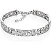 LillyMarie LILLY MARIE Raffinato Bracciale In Argento Con Chiusura A Moschettone E Lunghezza Regolabile