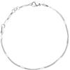 Purelei Bracciale Kanani (Argento) - Bracciale Donna elegante - Acciaio inossidabile - Lunghezza regolabile16/17,5/20 cm - Ispirato dalle Hawaii e resistente all'acqua