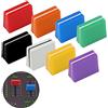 SAVITA 8 Fader Caps, Colorate Tappi Fader Mixer Slider Fader Manopole per Pioneer DJM350, 400, 500, 700, 750, 800, 850, 900NEXUS, 900SRT, 900NXS2, 2000, 2000nexus Facile da Installare