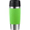 Emsa Travel Mug Classic N20207 - Tazza termica da 0,36 litri, con tappo a vite, in acciaio inox, 4 ore e freddo per 8 ore, 100% ermetica, lavabile in lavastoviglie, apertura a 360°, colore: Lime