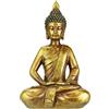 Flair Flower Statua di Buddha in meditazione seduta, statuetta di scultura busto statuetta di Buddha Feng Shui decorazione giardino terrazze balcone decorazione statua Buddha accessorio casa scultura giardino