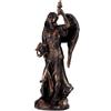 DRW Figura Arcangelo San Uriel Bronzo Resina dipinta a mano 13 cm