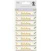 Ursus 564000144 - Accessori creativi, invito, 8 pezzi, oro