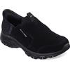 Skechers Hillcrest, Sunapee del Resto Donna, Taupe Suede Lycra Rosa Chiaro Trim, 39.5 EU