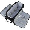 Gloppie Beauty Case da Viaggio Grandi - Impermeabile Borsa da Toilette - Pieghevole Borse Porta Trucchi Organizer - Bagno Borsa Cosmetica Trousse, Kit da Aereo Borsa per Il Trucco Donna Uomo, Nero