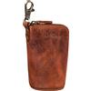 STILORD 'Tanner' Portachiavi Uomo e Donna in Vera Pelle Astuccio Chiave Borsa Portachiavi per Auto Mini Wallet Vintage Pelle, Colore:kara - cognac
