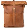 Berliner Bags Zaino da Bicicletta Vintage in Pelle Paris, per Uomo e Donna - Marrone