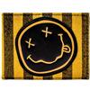 Nirvana Nevermind Grunge Smiley Emblema di Band Rock Portafoglio/Portamonete Bi-Fold Porta-ID & Porta Carte, Arancione