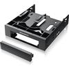 GRAUGEAR | Telaio di montaggio per 2 dischi HDD/SSD da 2,5 pollici e 1 unità HDD da 3,5 pollici su alloggiamento da 5,25 pollici | Pannello anteriore da 5,25 | G-CV-235T525