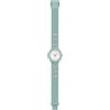 HIP HOP Orologio HWU0586 DONNA CRYSTAL quadrante MONO-COLORE BIANCO movimento SOLO TEMPO - 3 LANCETTE QUARZO e CINTURINO SILICONE AZZURRO