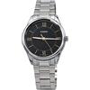 Casio MTP-V005D-1B5 Men's Standard Stainless Steel Roman Black Dial Analog Watch