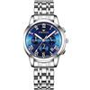 RORIOS Moda Orologio Donna Orologio Luminosi Orologio Analogico al Quarzo con Cinturino in Acciaio Inox Calendario Orologi da Polso per Donna