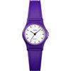 FeiWen Minimalismo Orologio da Polso da Ragazzo e Donna 50M Impermeabili Plastica Cassa e Gomma Banda Fashion Casual Analogico Quarzo Sport Orologi (Viola)