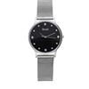 Stroili OROLOGIO STROILI DONNA ACCIAIO MAGLIA MESH MILANO BLACK DIAL CRISTALLI SR-X2472L/10M