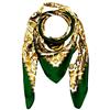 Lorenzo Cana - Lussuoso foulard da donna di seta con lavorazione a stampa, 100% seta, 100 x 100 cm, colori armoniosi