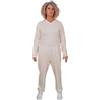 FERRUCCI COMFORT Pigiama Sanitario con Zip Posteriore Manica Lunga in Cotone da Donna - 9012 (L)