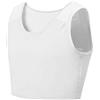 Idtswch Raccoglitore toracico Per Transgender Raccoglitore Seno Mezzo Ftm Binder petto compressione Bra, Bianco 166, M