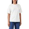 United Colors of Benetton T-Shirt 3OZJD1045, Righe Multicolore 901, M Donna