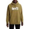 Levi's Big Graphic Hoodie Big Bw Hoodie Martin, Felpa con cappuccio Graphics Uomo, Big Bw Martini Olive - Felpa Con Cappuccio, XXL