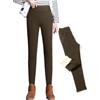CheChury Leggings Donna Invernali Leggins Felpati Termici Foderato in Pile Caldi Collant Pantaloni Vita Alta Fodera in Caldo Fitness Yoga Controllo della Pancia Elastici Leggins Sportivi Eleganti