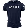 Gymtier T-Shirt Spartan Forged Alpha pour Homme, musculation, Allenamento, Sollevamento, Abbigliamento, Blu Marino, 4XL
