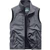 Oralidera Uomo Gilet Leggero Multitasche Smanicato Caccia e Pesca Trekking Gilet Sport Pesca Giubbino da Lavoro Fotografi Giacche Sportivo, Cachi, S