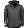 Geographical Norway Giacca Royaute Giubbotto Invernale Uomo 100% Poliestere Grigio Scuro Xxx