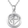 AEONSLOVE Collana Chiama Angeli Gravidanza, Mano Collana Lunga Donna Con Ciondolo Chiama Angeli Bola Messicana Maternita per Mamma e Bambino Regalo Originale Bel Gioielli