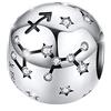 MariaFonte Maria Fonte Bead Charm Segno Zodiacale Sagittario in Argento Sterling 925, Compatibile con Le più Diffuse Marche di Braccialetti e collane.