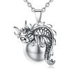 AEONSLOVE Collana Chiama Angeli Gravidanza Richiamo degli Angeli Gravidanza Ciondolo Mamma Incinta Bola Messicana Drago per Futura Neo Mamma Maternita