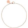 Purelei Bracciale Brave (oro rosa), cinturino in filigrana impermeabile da donna, semplice bracciale in acciaio inox, regalo per donne, lunghezza regolabile 16-19 cm, Acciaio inossidabile