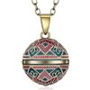 EUDORA Harmony Ball Collana Chiama Angeli Gravidanza Ciondolo Messicano Ciondolo Campana per Regalo Originale Madre Donna, Catena da 76 cm + 114 cm