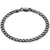STERLL Bracciale Da Uomo In Argento 925 Con Finitura Ossidata Nera E Confezione Sostenibile