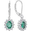 YFN Orecchini Pietre Maggio Argento Sterling Orecchini Pendenti Smeraldo Verde Regali Gioielleriai per Donna