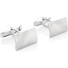 STERLL Gemelli Da Polso In Argento 925 Da Uomo Con Moderno Design Superficie