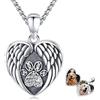 Eusense Collana con Medaglione in Argento Sterling per Foto, Collane Medaglioni, Ciondolo Foto con Albero, Foto Gioielli per Donne Ragazze