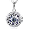 Eudora Harmony Ball Albero della Vita Collana a Campana Angelo Gravidanza, Messicano Bola Pendente Donna Gioielli Ciondolo Collana Lunga per Le Donne Miglior Regalo, 114 cm + 76,2 cm